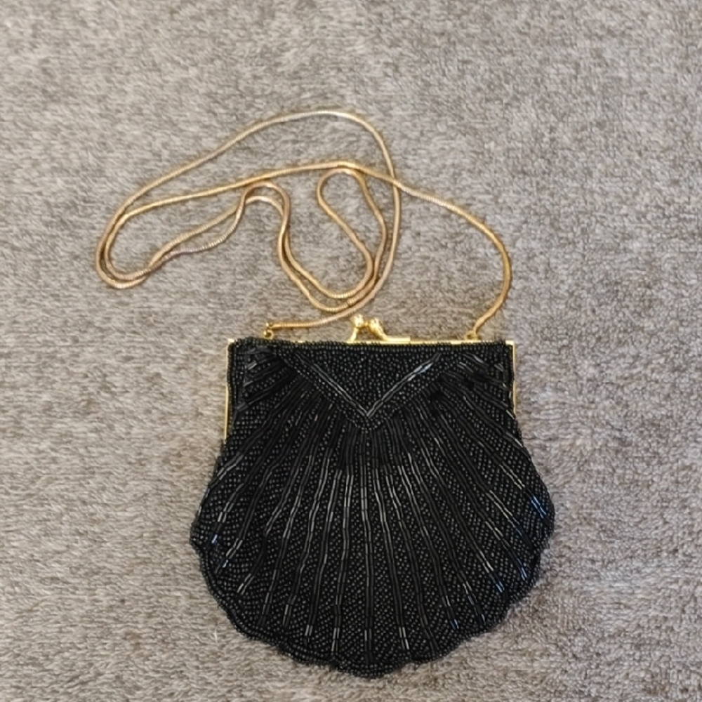 Valerie Stevens Seashell Beaded Purse